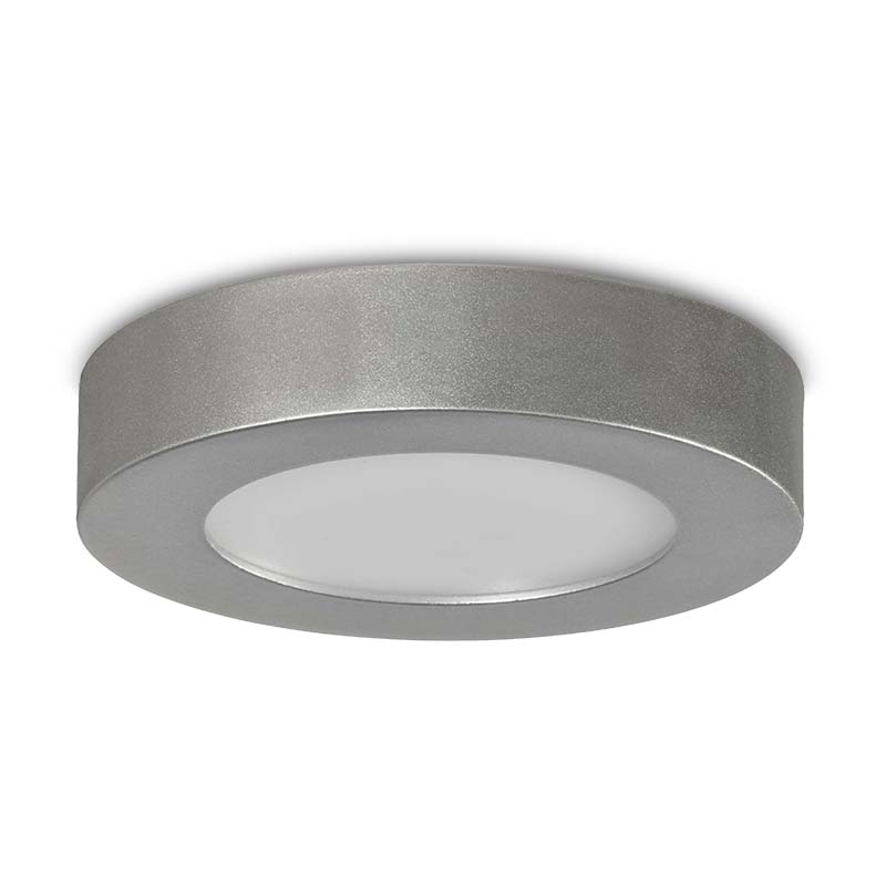 SLIM, PLAFÓN LED REDONDO  GRIS 12W-4200K